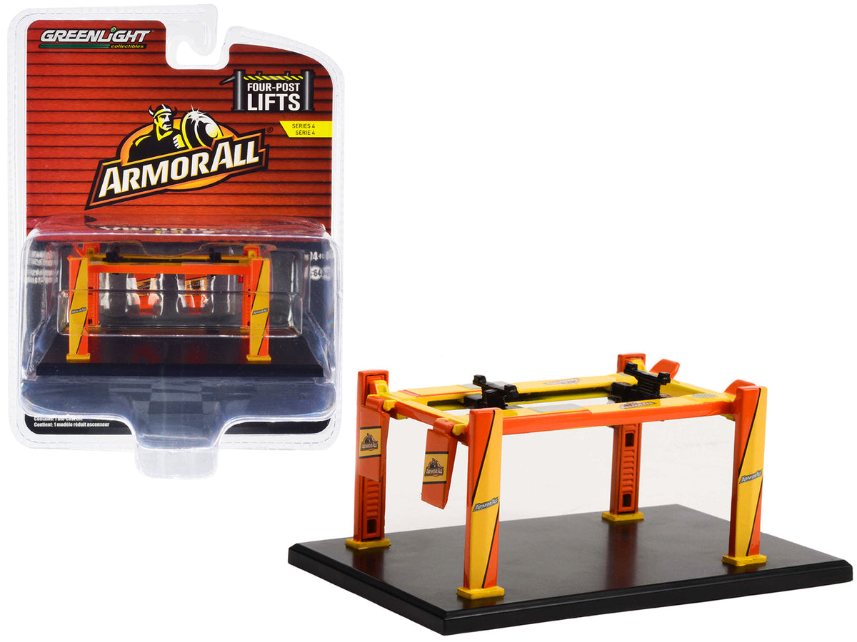 Adjustable Four-Post Lift 'ArmorAll' 1:64 - Greenlight