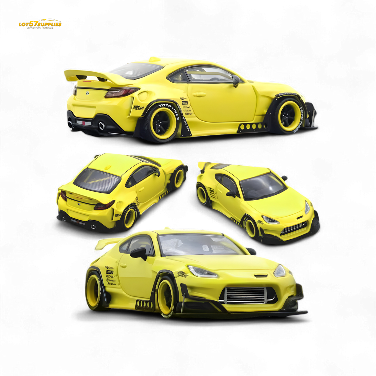 INNO64 Toyota GR86 Pandem Yellow 1:64 Diecast