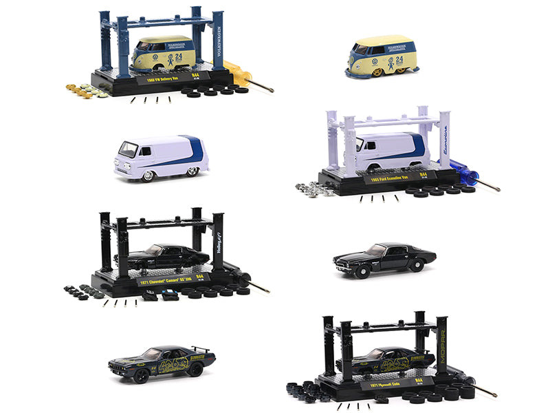 4-Piece Car Set, Release 44 1:64 - M2 Machines