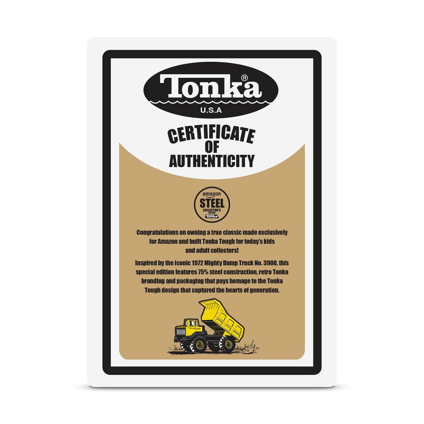 Tonka Retro Mighty Dump Truck - Collector'S Edition - Made with 2X More Steel...
