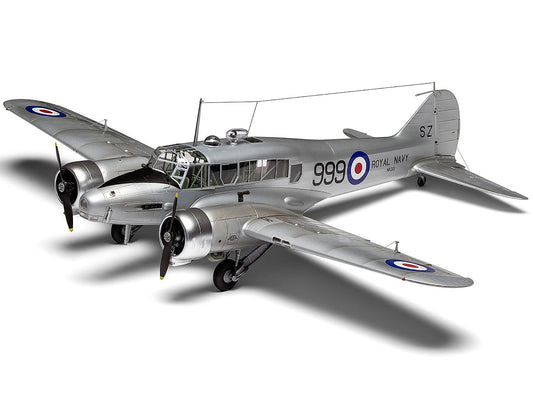 Level 3 Model Kit Avro Anson Mk.I Aircraft with 3 Scheme Options 1/48 Plastic Model Kit by Airfix