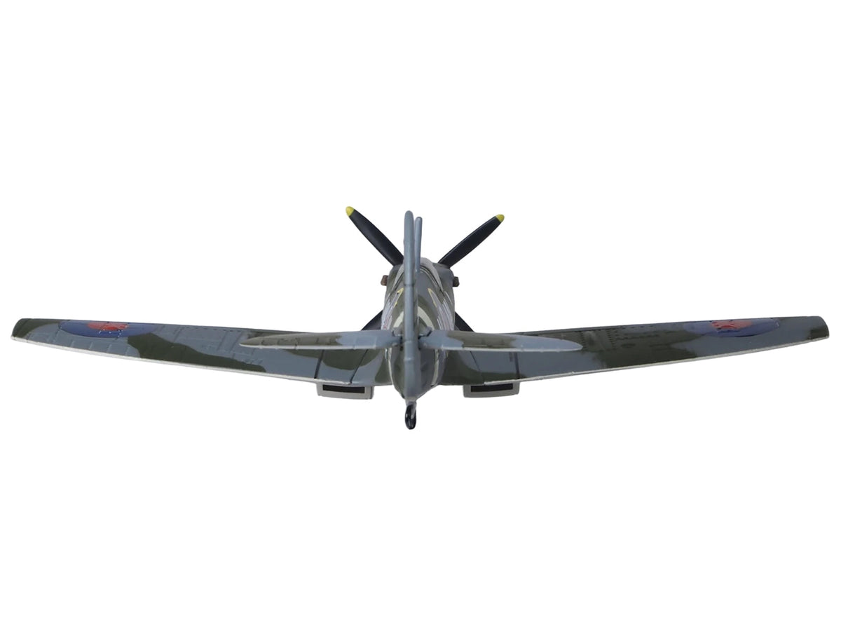 Supermarine Spitfire LF MK IXe Fighter Aircraft "TE565 10th (Czech) Fighter Squadron RAF Manston" Royal Air Force 1/72 Diecast Model Airplane by Oxford Diecast