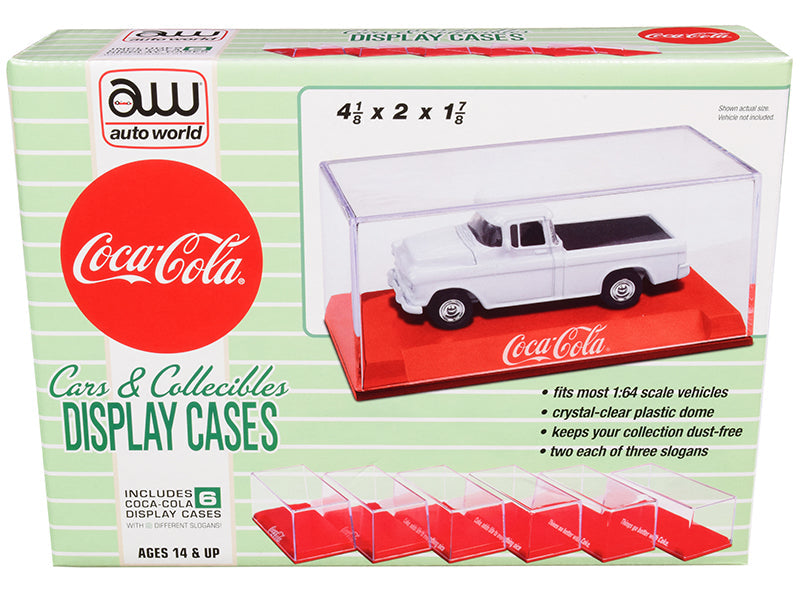 Coca-Cola 6-Case Display Set - Auto World 1:64