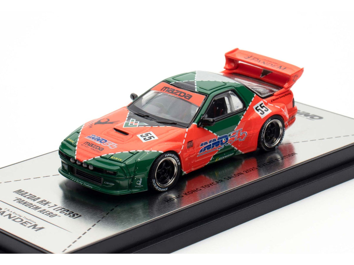 INNO64 Mazda RX-7 FC3S Pandem Aero #55 Hong Kong Toycar Salon 2025 1:64