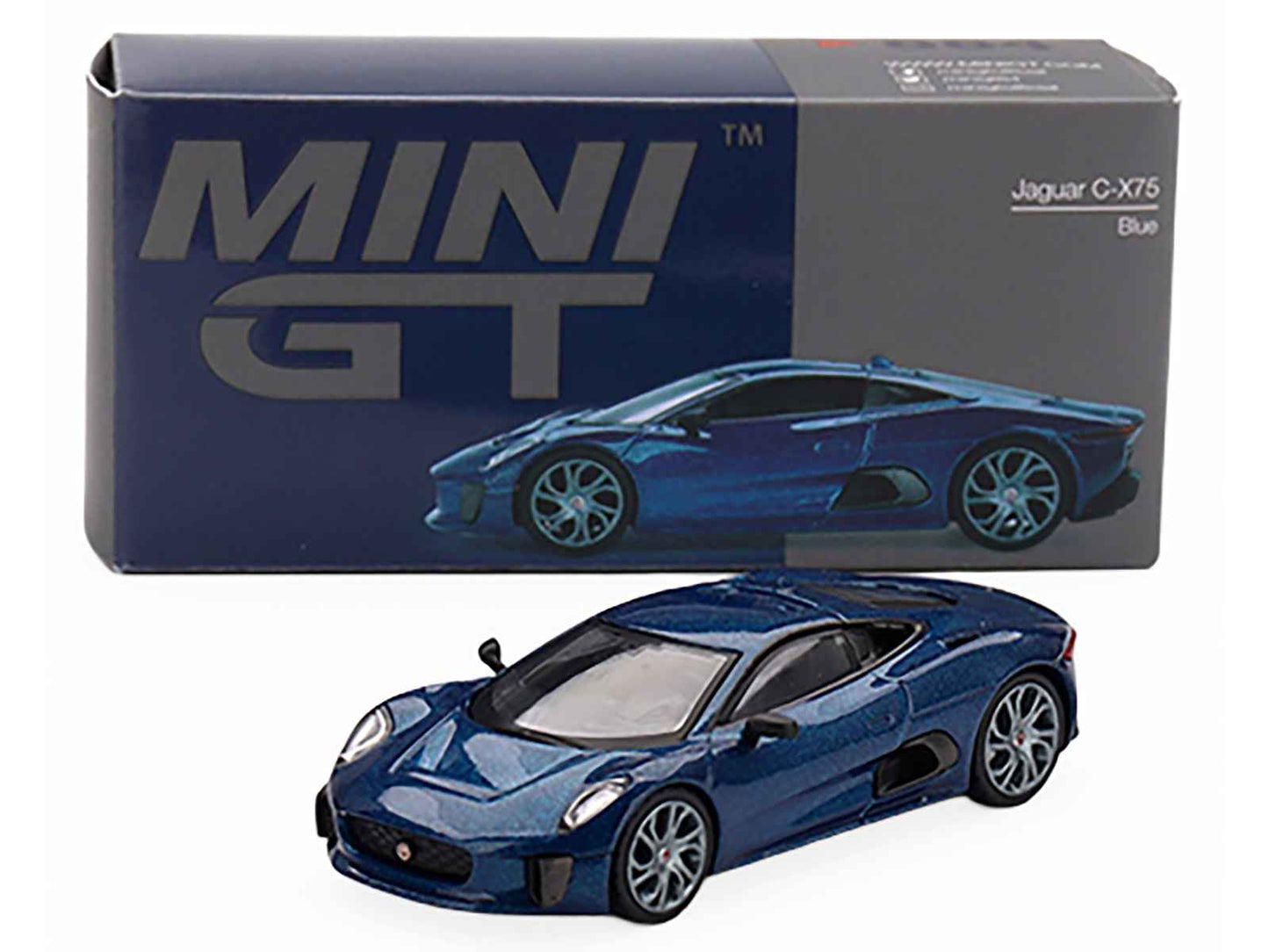 Mini GT Jaguar C-X75 Blue Metallic 1:64 Diecast