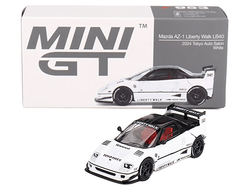 Mini GT Mazda AZ-1 Liberty Walk LB40 White 1:64