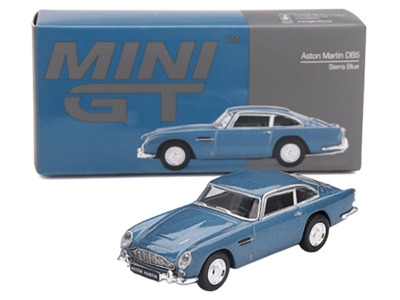 Mini GT Aston Martin DB5 Sierra Blue 1:64 Diecast