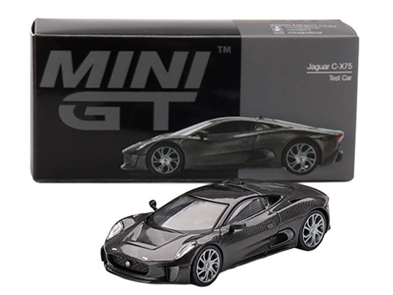 Mini GT Jaguar C-X75 Test Car Black Carbon 1:64