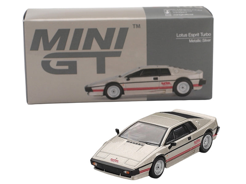 Mini GT Lotus Esprit Turbo Silver 1:64 Diecast