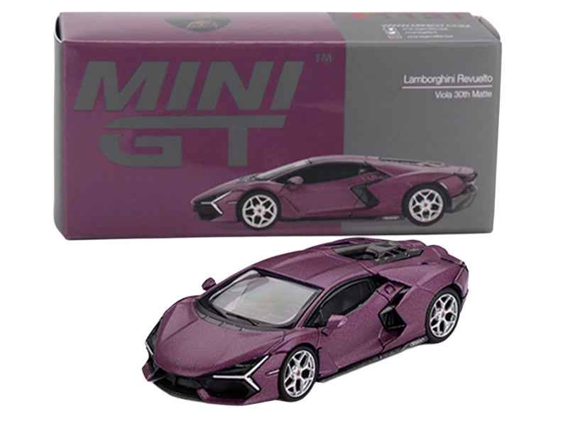 Mini GT Lamborghini Revuelto Viola 30th Matte 1:64