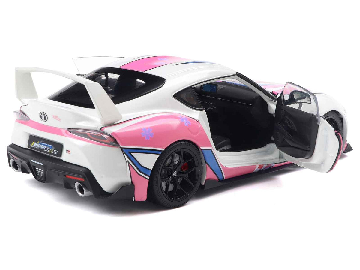 Solido 2024 Toyota GR Supra Itasha StreetFighters White 1:18