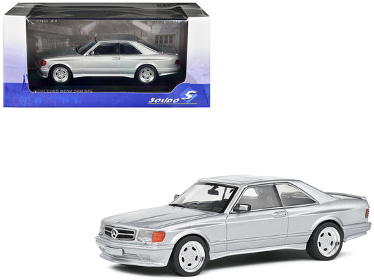 Solido Mercedes-Benz 560 SEC AMG Widebody 1/43 Diecast — Silver
