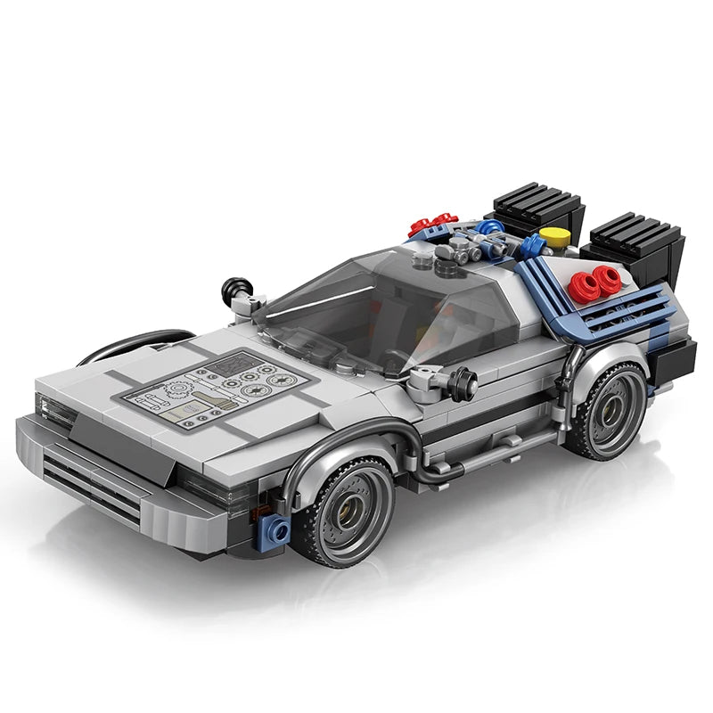 Masaverse 1:24 MOC "Back to the Future" DeLorean DMC-12 time machine | LEGO-Compatible — Boys Gift