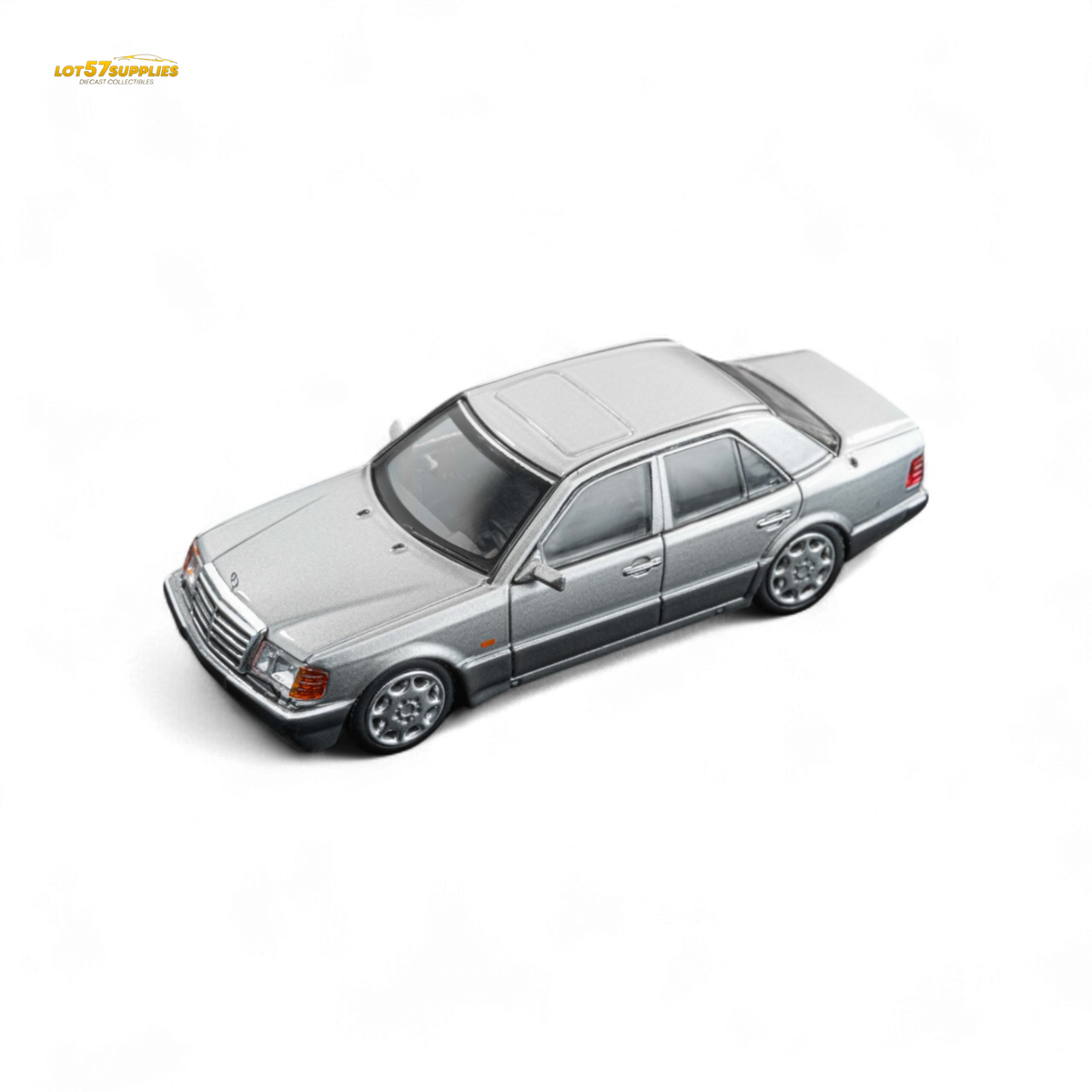 (Pre-Order) DCM Mercedes-Benz 500E Titanium Gray Silver 1:64