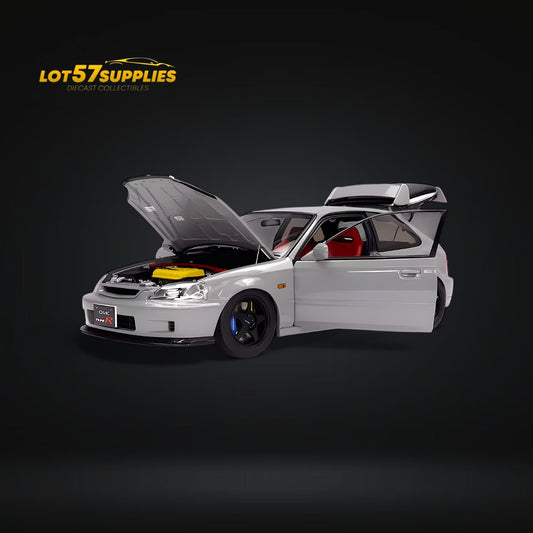 MOTORHELIX Honda Civic Type-R EK9 Gris Nardo 1:18