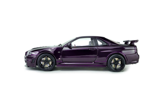 Solido 1999 Nissan Skyline GT-R (R34) Z-tune Midnight Purple 1:18