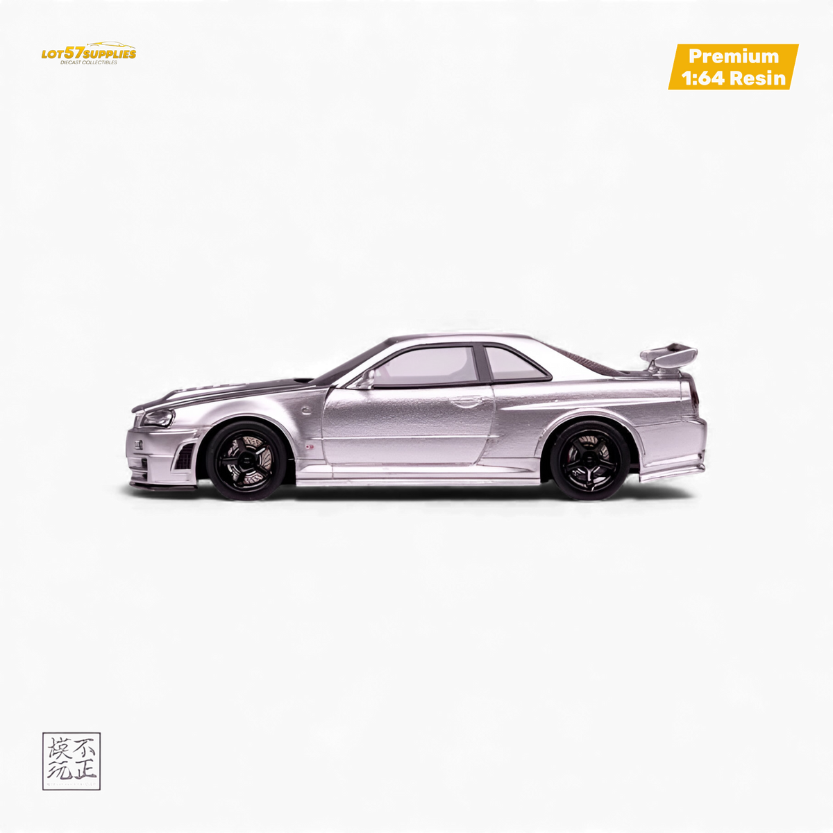 Cars' Lounge Nissan Skyline GT-R R34 NISMO Z-TUNE Silver 1:64