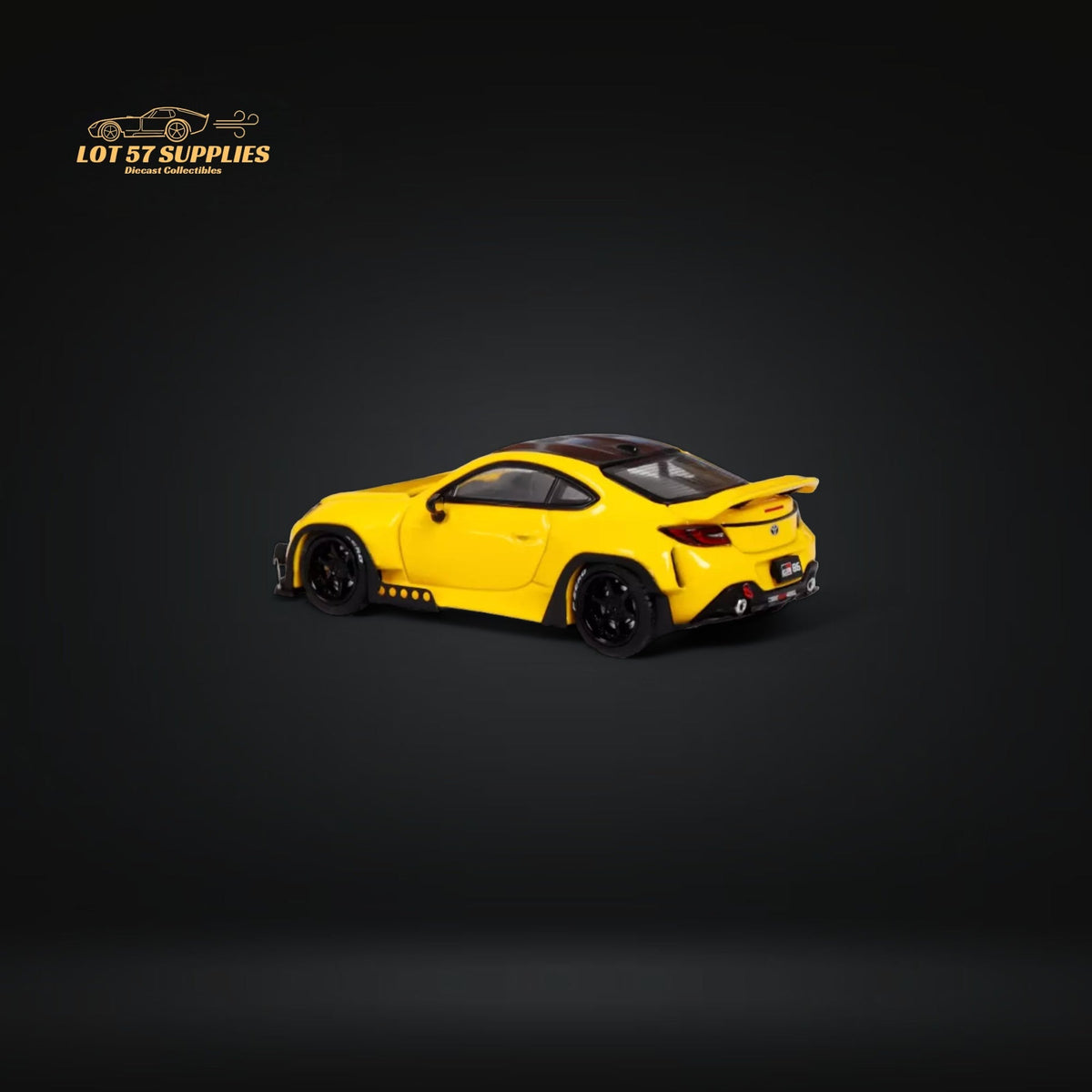 Fuji Toyota GR86 Pandem 2nd Gen Yellow 1:64