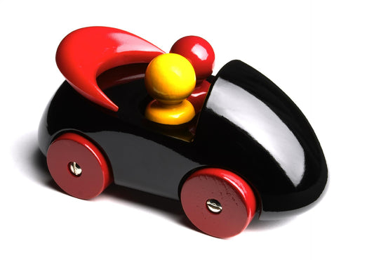 Playsam Streamliner Cab Wooden Toy Car — Organic | Swedish Design Classic Gift