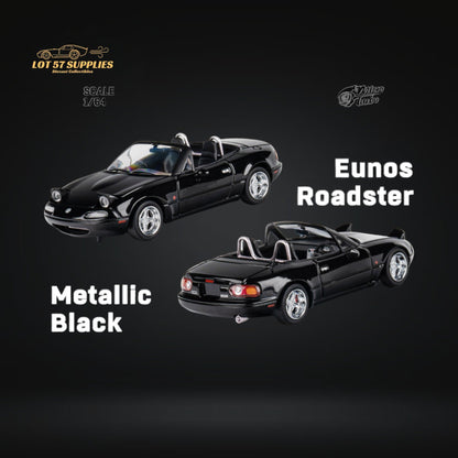 MicroTurbo Eunos Roadster MX-5 Customized Metallic Black 1:64