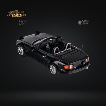 MicroTurbo Eunos Roadster MX-5 Customized Metallic Black 1:64