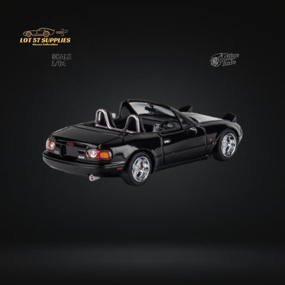 MicroTurbo Eunos Roadster MX-5 Customized Metallic Black 1:64