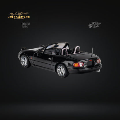 MicroTurbo Eunos Roadster MX-5 Customized Metallic Black 1:64