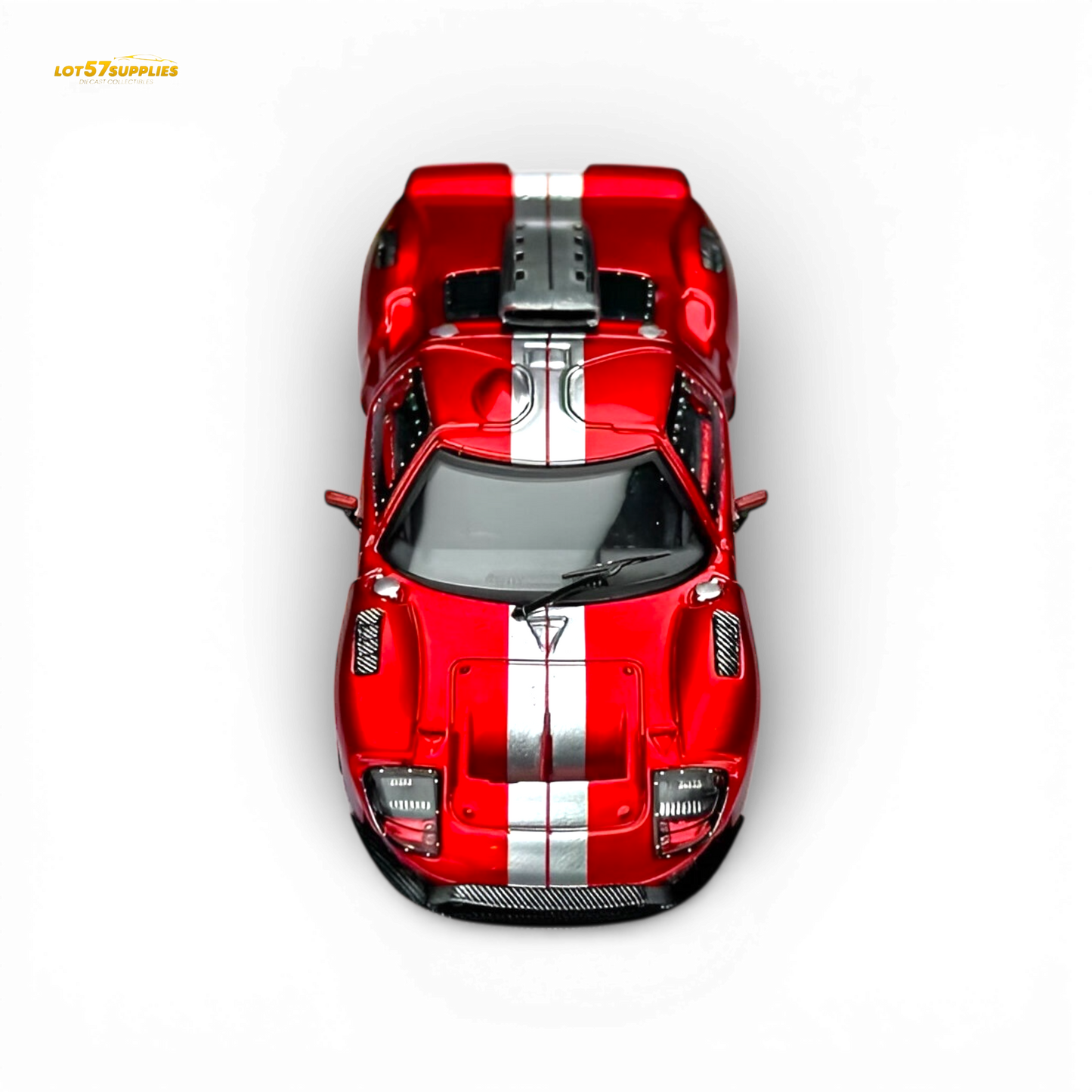 Rhino Model RM Ford GT40 Transparent Red 1:64