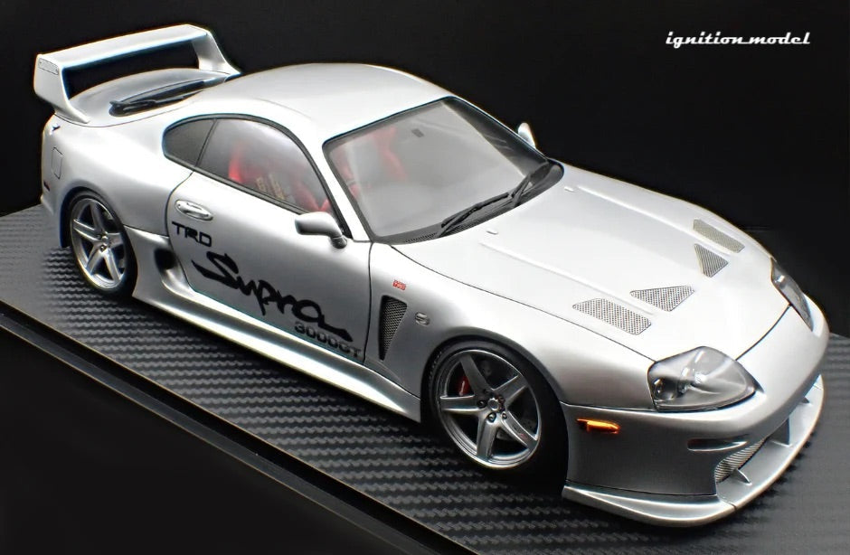Ignition-Model Toyota Supra Mk4 (A80) TRD 3000GT Silver 1:18