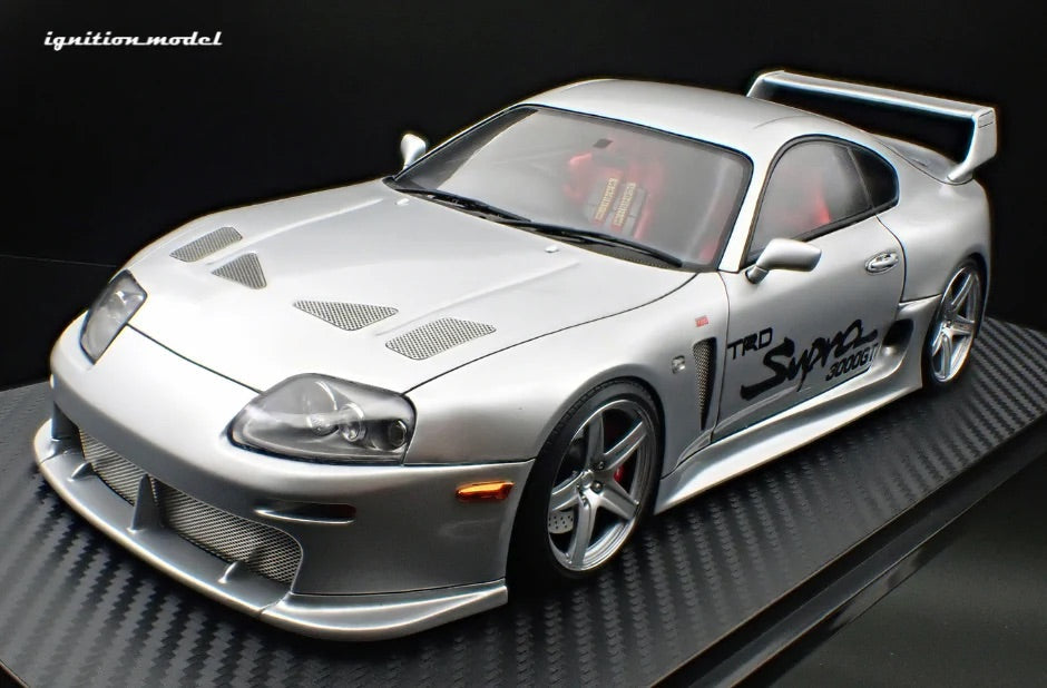 Ignition-Model Toyota Supra Mk4 (A80) TRD 3000GT Silver 1:18