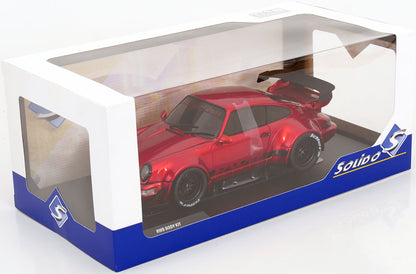 Solido 2024 Porsche 964 RWB Red Chrome 1:18