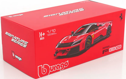 Bburago Signature Series 2024 Ferrari F80 Red (Rosso Corsa) w/ Black Wheels 1:18