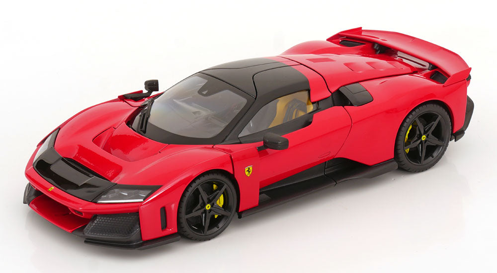 Bburago Signature Series 2024 Ferrari F80 Red (Rosso Corsa) w/ Black Wheels 1:18