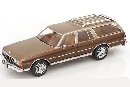 MCG 1985 Chevrolet Caprice Station Wagon Beige Brown Metallic 1:18