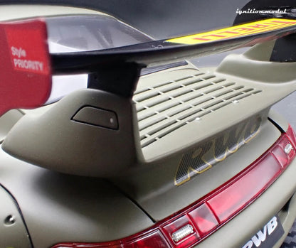 Ignition Model Porsche 993 RWB "Khaki" Matte Green 1:18
