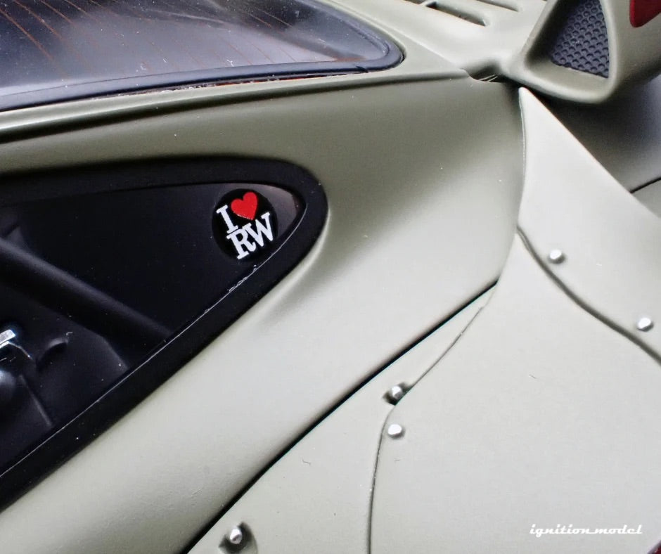 Ignition Model Porsche 993 RWB "Khaki" Matte Green 1:18