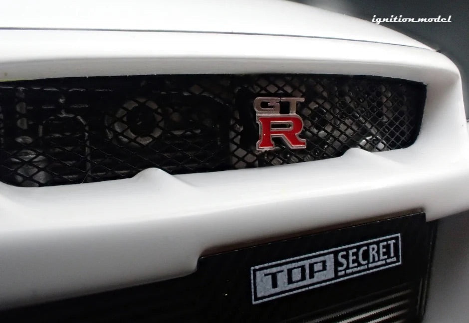 Ignition-Model Nissan Skyline GT-R R34 (BNR34) Top Secret 34GT-R RHD White 1:18