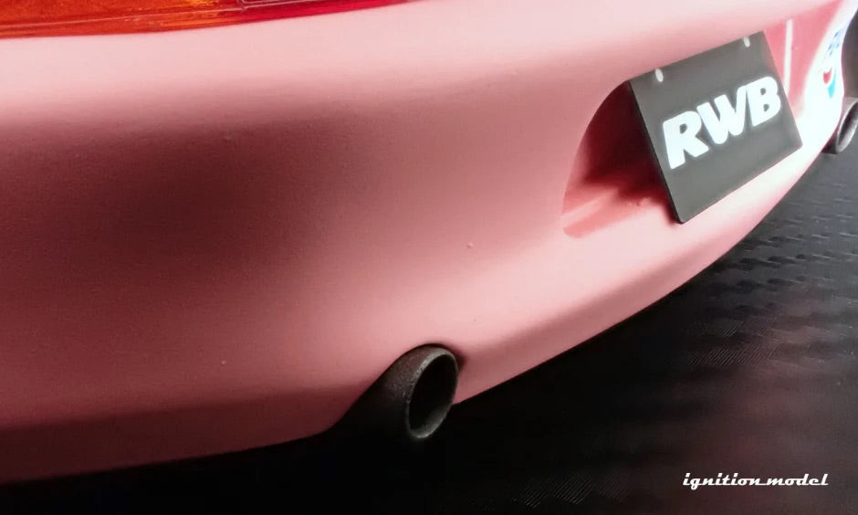 Ignition Model Porsche 993 RWB "Hooters" Matte Pink 1:18