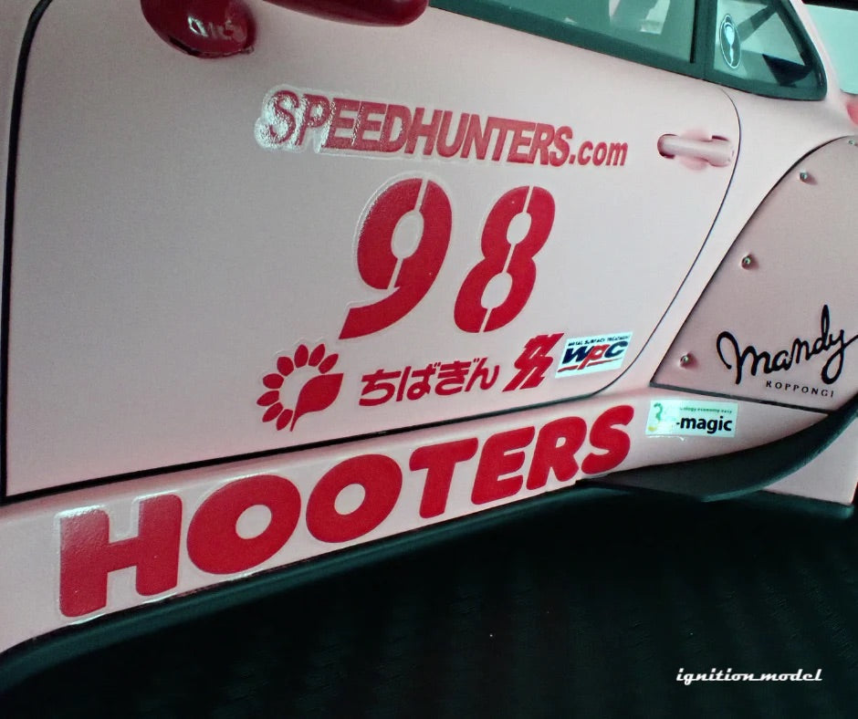 Ignition Model Porsche 993 RWB "Hooters" Matte Pink 1:18