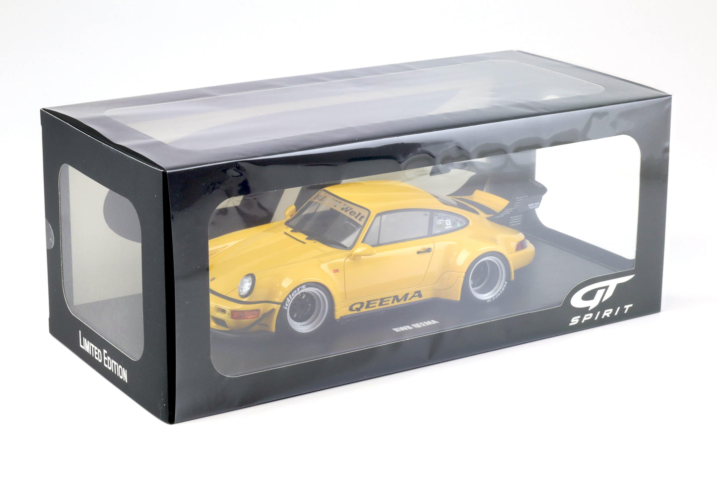GT Spirit 2024 Porsche 911 964 RWB Qeema Yellow 1:18