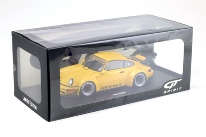 GT Spirit 2024 Porsche 911 964 RWB Qeema Yellow 1:18