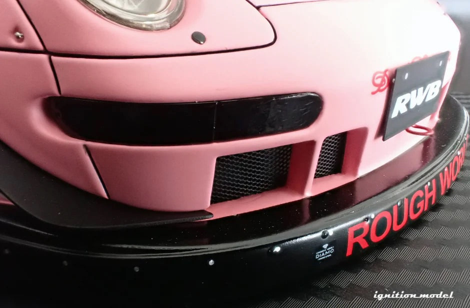 Ignition Model Porsche 993 RWB "Hooters" Matte Pink 1:18
