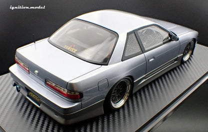 Ignition-Model Nissan Vertex S13 Silvia Blue-Silver and Grey 1:18