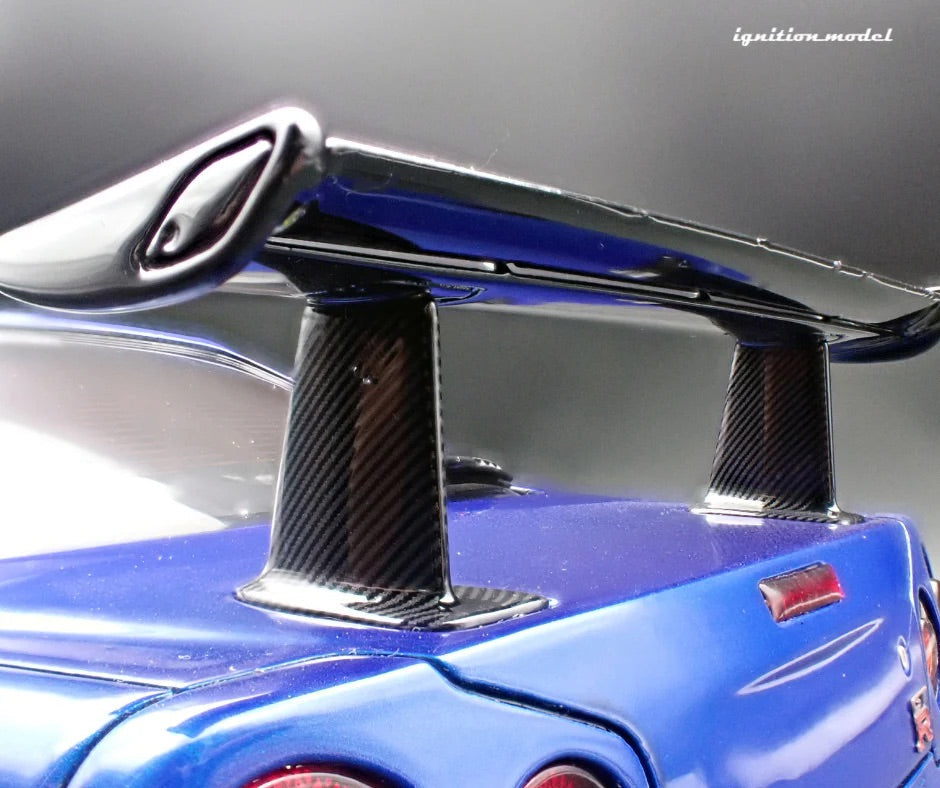 Ignition-Model Nissan Skyline GT-R R34 (BNR34) Top Secret 34GT-R RHD Blue Metallic 1:18