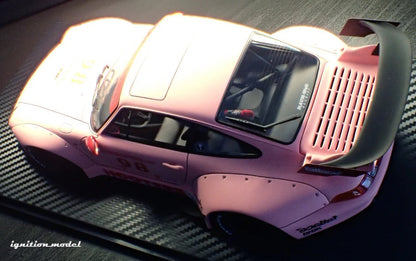 Ignition Model Porsche 993 RWB "Hooters" Matte Pink 1:18