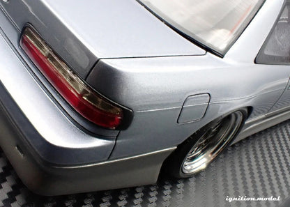 Ignition-Model Nissan Vertex S13 Silvia Blue-Silver and Grey 1:18