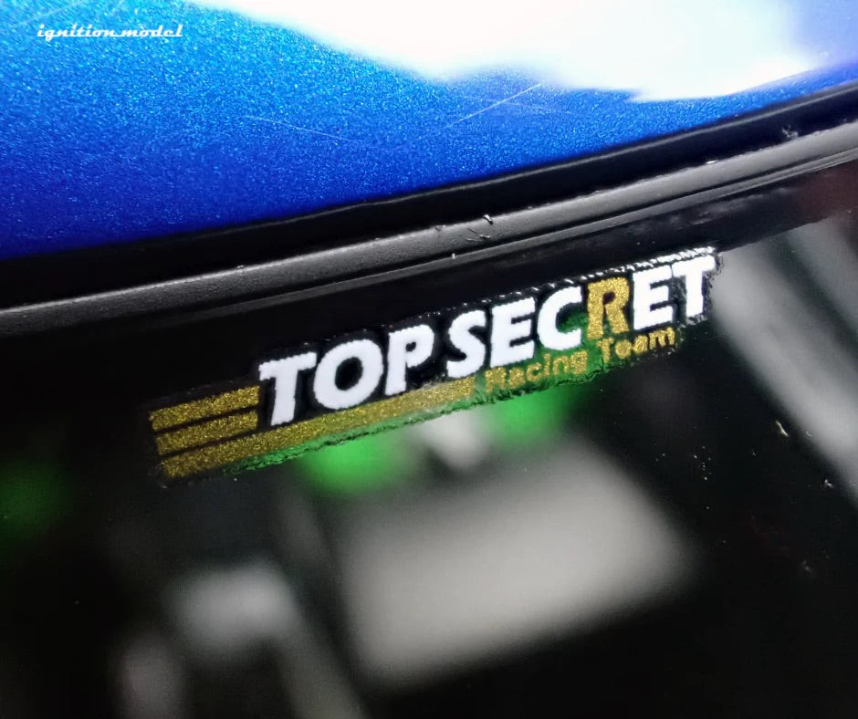 Ignition-Model Nissan Skyline GT-R R34 (BNR34) Top Secret 34GT-R RHD Blue Metallic 1:18