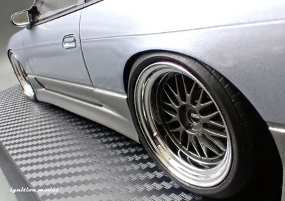 Ignition-Model Nissan Vertex S13 Silvia Blue-Silver and Grey 1:18