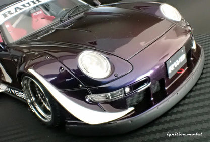 Ignition Model Porsche 993 RWB "Army Girl" Purple Metallic 1:18