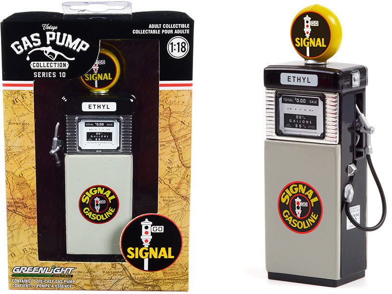 1951 Wayne 505 Gas Pump 'Signal Gasoline' - Greenlight
